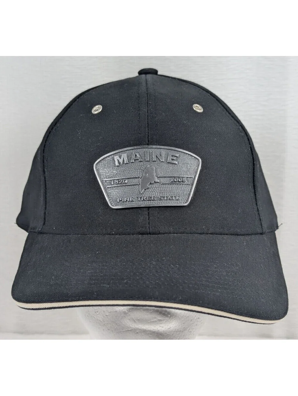 Metal Art - Maine - Old Line State - Adjustable Baseball Hat / Cap